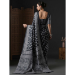 Picture of Excellent Silk Dark Slate Grey Saree