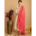 Picture of Rayon & Chiffon Antique White Readymade Salwar Kameez