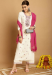 Picture of Rayon & Chiffon Beige Readymade Salwar Kameez