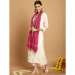 Picture of Rayon & Chiffon Beige Readymade Salwar Kameez