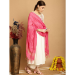 Picture of Rayon & Chiffon Beige Readymade Salwar Kameez