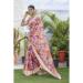 Picture of Wonderful Linen Thistle Saree