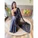 Picture of Radiant Georgette Black Saree