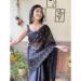 Picture of Radiant Georgette Black Saree