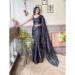 Picture of Radiant Georgette Black Saree