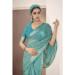 Picture of Pretty Chiffon Cadet Blue Saree