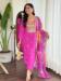 Picture of Lovely Chiffon Hot Pink Readymade Salwar Kameez