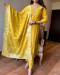 Picture of Excellent Chiffon Golden Rod Readymade Salwar Kameez