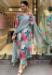 Picture of Pleasing Chiffon Slate Grey Readymade Salwar Kameez