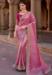 Picture of Shapely Silk & Organza Rosy Brown Saree