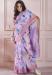 Picture of Superb Silk Plum Saree