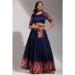 Picture of Nice Silk Dark Slate Blue Lehenga Choli