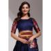 Picture of Nice Silk Dark Slate Blue Lehenga Choli