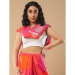 Picture of Ideal Cotton & Silk Light Coral Saree