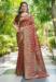 Picture of Stunning Satin & Silk Maroon Saree