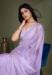 Picture of Alluring Net & Silk Medium Purple Saree