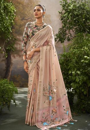 Picture of Taking Silk Linen Saree