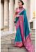 Picture of Graceful Silk Light Steel Blue Saree