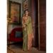 Picture of Gorgeous Silk Dark Olive Green Saree