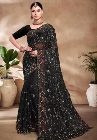 Picture of Splendid Silk Black Saree