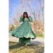 Picture of Cotton & Silk Cadet Blue Readymade Salwar Kameez