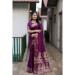 Picture of Fine Silk Purple Saree