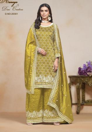 Picture of Stunning Chiffon Peru Straight Cut Salwar Kameez