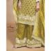 Picture of Stunning Chiffon Peru Straight Cut Salwar Kameez