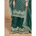 Picture of Chiffon Midnight Blue Straight Cut Salwar Kameez