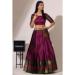 Picture of Charming Silk Dark Magenta Lehenga Choli