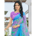 Picture of Wonderful Chiffon & Silk Light Sky Blue Saree