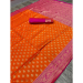 Picture of Delightful Cotton & Silk Orange Saree