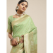 Picture of Grand Cotton & Silk Dark Khaki Saree