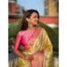 Picture of Admirable Silk Golden Rod Saree