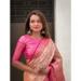 Picture of Beautiful Silk Dark Khaki Saree