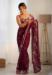 Picture of Gorgeous Georgette Maroon Saree