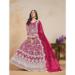 Picture of Splendid Net Deep Pink Party Wear Gown