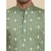 Picture of Statuesque Rayon Dark Sea Green Kurtas