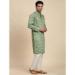 Picture of Statuesque Rayon Dark Sea Green Kurtas