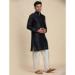 Picture of Charming Rayon Navy Blue Kurtas