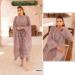 Picture of Georgette Rosy Brown Straight Cut Salwar Kameez