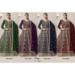 Picture of Georgette Dark Green Straight Cut Salwar Kameez