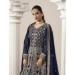 Picture of Georgette Midnight Blue Anarkali Salwar Kameez