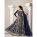 Picture of Georgette Midnight Blue Anarkali Salwar Kameez