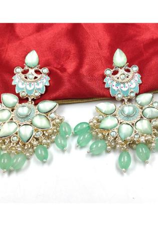 Picture of Elegant Powder Blue Earrings