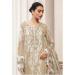 Picture of Graceful Georgette Beige Straight Cut Salwar Kameez