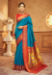 Picture of Appealing Silk Dark Cyan Saree