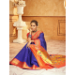 Picture of Excellent Silk Midnight Blue Saree