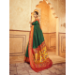 Picture of Classy Silk Dark Olive Green Saree