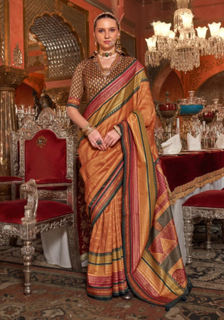 Picture of Enticing Silk Peru Saree